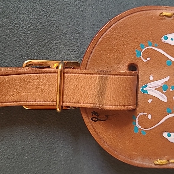 Louis Vuitton luggage tag Handpainted and sealed - Picture 6 of 6